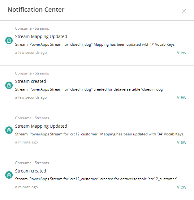 CluedIn Streams Notifications